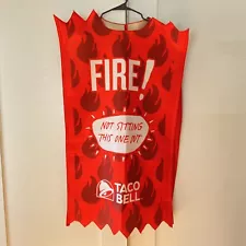 Taco Bell Fire Hot Sauce Costume Adult Mens Womens Halloween Party Festival