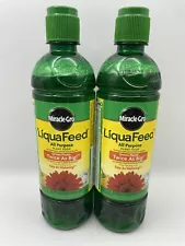 MiracleGro~LiquaFeed (2)16oz~Tomato Fruits Veg Liquid Plant Food~12-4-8~New