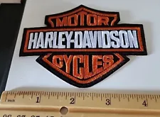 Harley Davidson Motorcycles Embroidered Patch