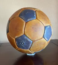 Vintage 32 Panel Official Size Leather Soccer Ball