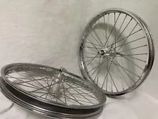 1.2x17 Chrome Plated Rims Motorcycle and Moped replacement Rims