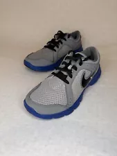 Nike Flex Experience RN 2 Running Training Shoes Gray Blue size 5Y Boys Youth