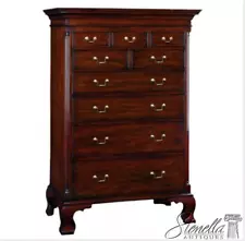 L45821:HENKEL HARRIS model #175 Chippendale Mahogany New Market High Chest ~ NEW