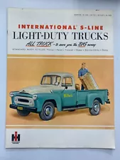 1956 INTERNATIONAL "S-LINE LIGHT-DUTY TRUCKS" Truck Dealer Sales Brochure