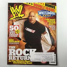 WWE Magazine April 2011 The Rock Returns, Randy Orton and Edge HBK Shocker