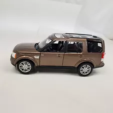 Land Rover Discovery 4 TDV6 Brown 2015 Scale 1:24 Welly Diecast Metal Car Model