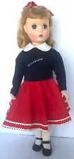 Vintage Madame Alexander Kate Smith Annabelle 20" Doll With Tagged Dress