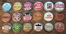 18 Old SODA BOTTLE CAPS Cork Unused