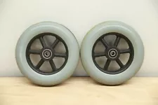 PAIR Anti-Tip Curb Wheels Caster Tire for Jazzy/Quantum Power Chairs WHLATIP1001