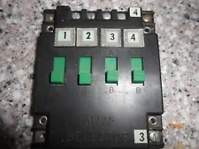 Previously Used Atlas Quad Custom-Line Four pole switches, HO controller
