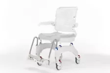 Aquatec Ocean Ergo Shower Wheelchair, Rolling Shower Chair