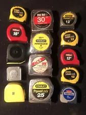 15 PC lot Tape Measure 12 Ft To 30 Ft inch/cm