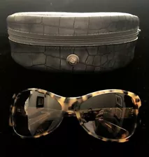 Morgenthal Frederics Tortoise Shell Sunglasses with Orginal Leather Case