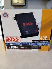 New BOSS AUDIO Riot R1004, 400 Watt RMS 4 Channel, Car Power Amplifier Amp