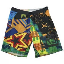 Reebok Crossfit Super Nasty Hero V2 Mens 34 Athletic Gym Board Shorts