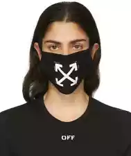 Off-White Arrow Mask black white