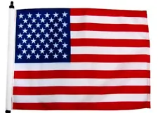 American Flag for Fiberglass Whip Off-Road Dirt Bike Safety Flag 17x12 Inch