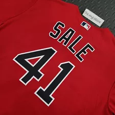 Nike Authenti Boston Red Sox #41 Chris Sale Red MLB Baseball Jersey New No Tags