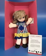 Vgt 1991 Service Promotional Sale Children For Children Blonde Hair Doll New