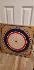 Widdy 1986 Wooden Wood Board Dartboard Dart Made In Philadelphia PA USA