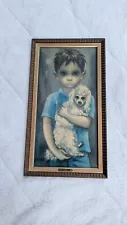 1961 Turner Walter Keane "No Dogs Allowed" Original Print