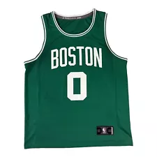 PRE OWNED BOSTON CELTICS JAYSON TATUM JERSEY MENS SIZE MEDIUM FANATICS AUTHENTIC