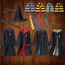 Robe Halloween Costume for Adults Harry Potter 52" Long Features Crest and Hood