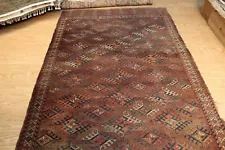 _HAND-MADE_RUG_ Turkmen Tekke Design 5' x 9' Tribal Rug CLOSE OUT SALE