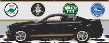 2006 FORD SHELBY MUSTANG GT-H HERTZ CAR GARAGE SCENE BANNER SIGN ART MURAL