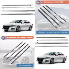 New Listing4 PACK Car Outside Window Molding Weatherstrip Seal for Honda Accord 2013-2018