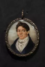 American Portrait Miniature C1825