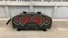 04 06 Pontiac GTO Gauge Instrument Cluster 98K Speedometer 92172960 Red Manual