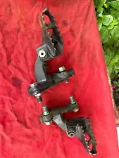 1987 Honda XL250R XL 250 OEM Foot Pegs w Bolts