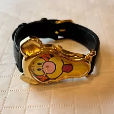 Vintage Disney Winnie the Pooh and Friends Tigger Shaped Wrist Watch