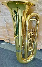 O'Malley BBb Tuba 4/4 Lacquer. Top Action 4 piston Valves Great sound and Value