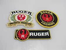 Ruger Firearms Patch Lot Fifty Years Embroidered 5A Round Rectangle