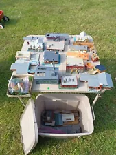 HUGE Lot of HO Scale 1:87 Buildings Broken Used