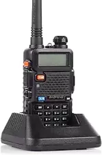 Digital Handheld Radio Scanner Fire Police VHF FM EMS Ham 2 Way Transceiver Dual