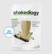 SALE !!! Shakeology Vanilla Plant-Based Vegan Dietary Supplement 30 Servings Bag