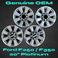 CLEAN SET! 20" Wheels for Ford F250 F350 Platinum 2017-2022 OEM Rims F-250 F-350