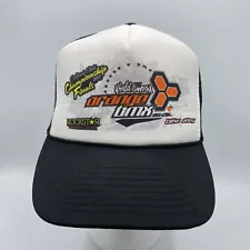 World Famous Orange BMX Trucker Hat 2010 California Finals Rockstar Bike Alley