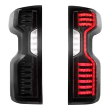 New Pair For 19-21 Chevy Silverado 1500 Smoke Lens LED Tail Light Lamps (For: Chevrolet Silverado 1500)