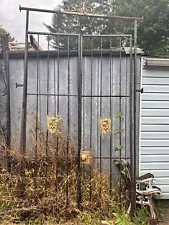 Cast Iron Gate Entrance Garden Fence & Gate Lot Patio.