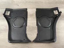 83-86 Datsun Nissan 720 Lower Kick Panel Speaker Cover Set Black