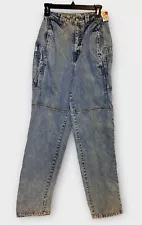 New NOS Vintage 1980s Men’s Jordache Blue Jeans Faded Acid Wash 28 X 32