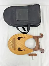 Mid-East Lyre Harp 8-String Instrument Melody Design with Bag & Tuner