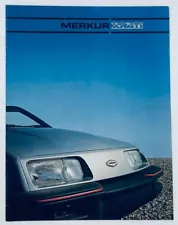 1985 Merkur XR4Ti Dealer Showroom Sales Brochure Guide Catalog