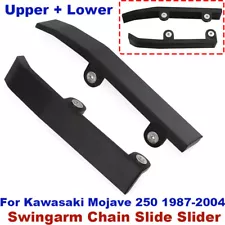 For 1987-2004 Kawasaki Mojave 250 Swingarm Chain Slide Slider Guide Upper+Lower (For: Kawasaki Mojave 250)