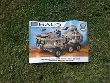 RARE Complete Mega Bloks Halo UNSC Mammoth (97174) Manual Only