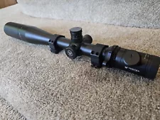 Vortex Viper PST 6-24x50mm FFP MOA RIFLE Scope WITH Precision Matched 30mm Rings